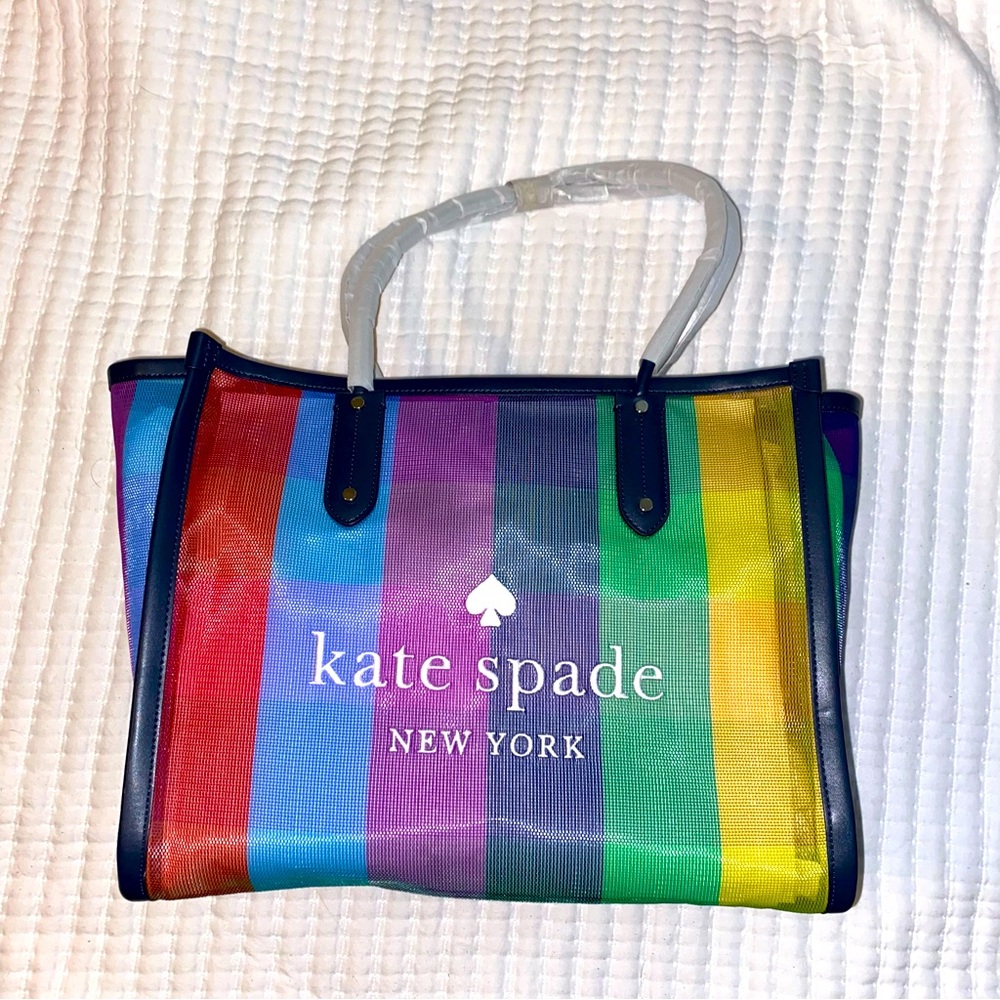 NWT Kate Spade XL Mesh Pride Tote